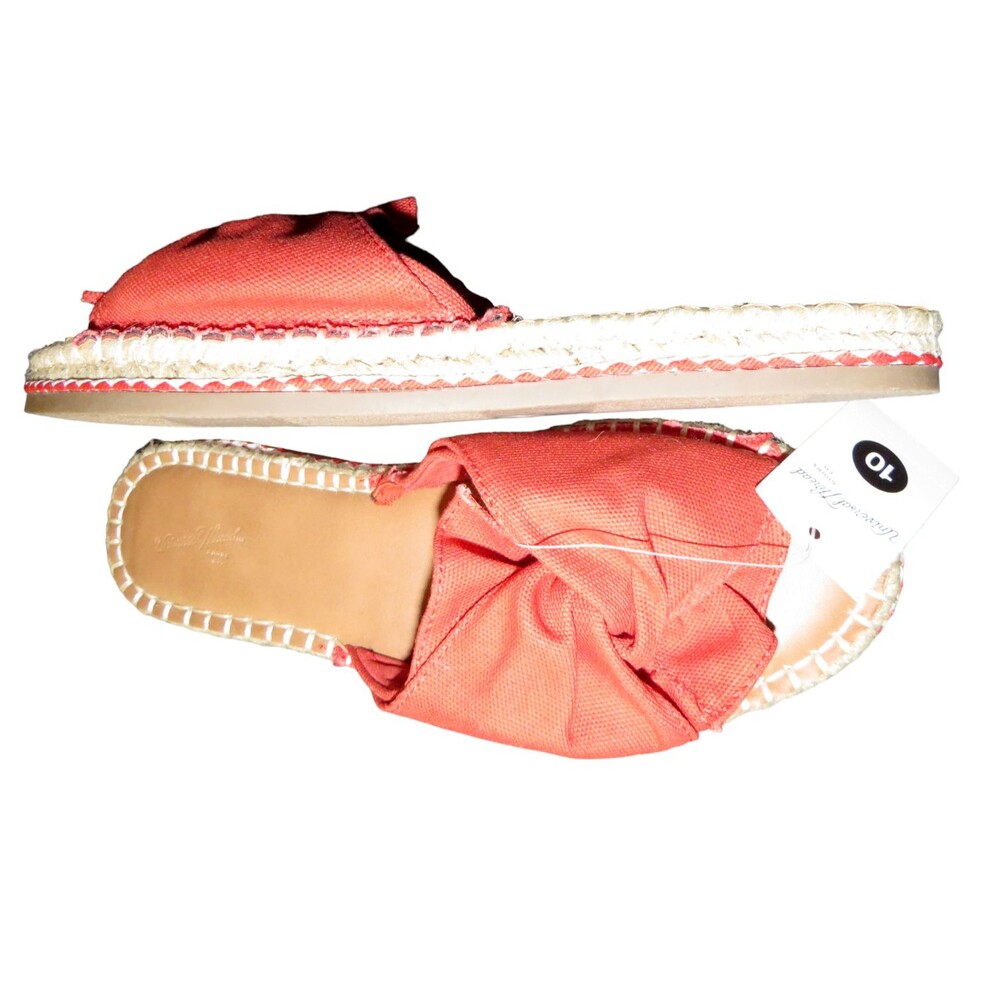 Universal Thread Women's Rust Espadrille Slide Sa… - image 1